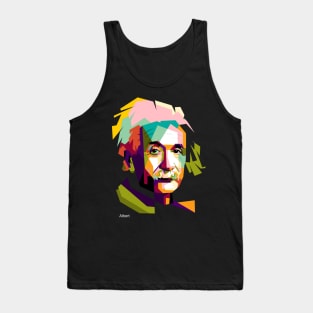 Einstein In Pop Art Tank Top